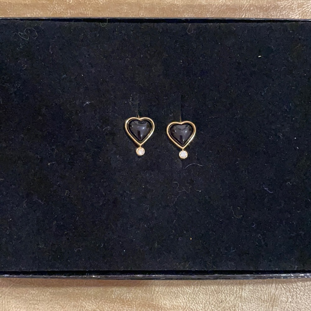 Joan Rivers Heart Earrings
